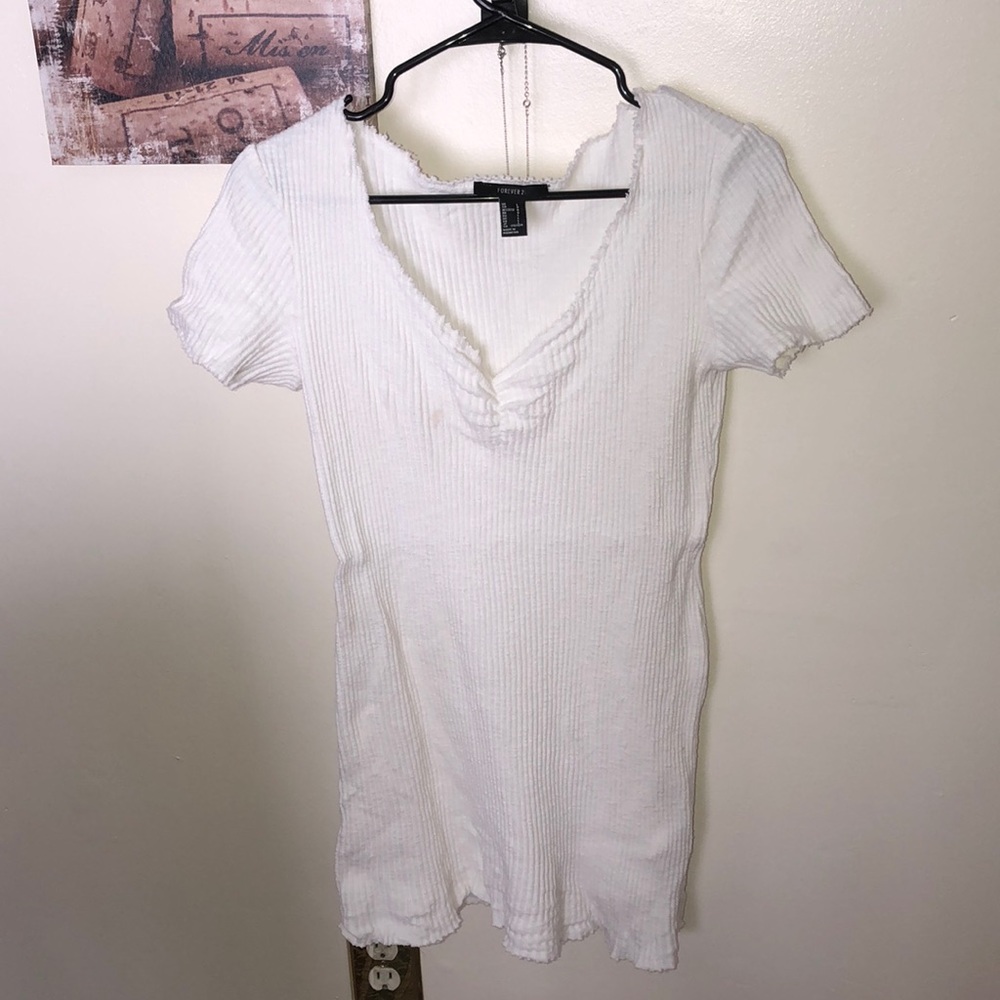 forever 21 white dress 🏳️